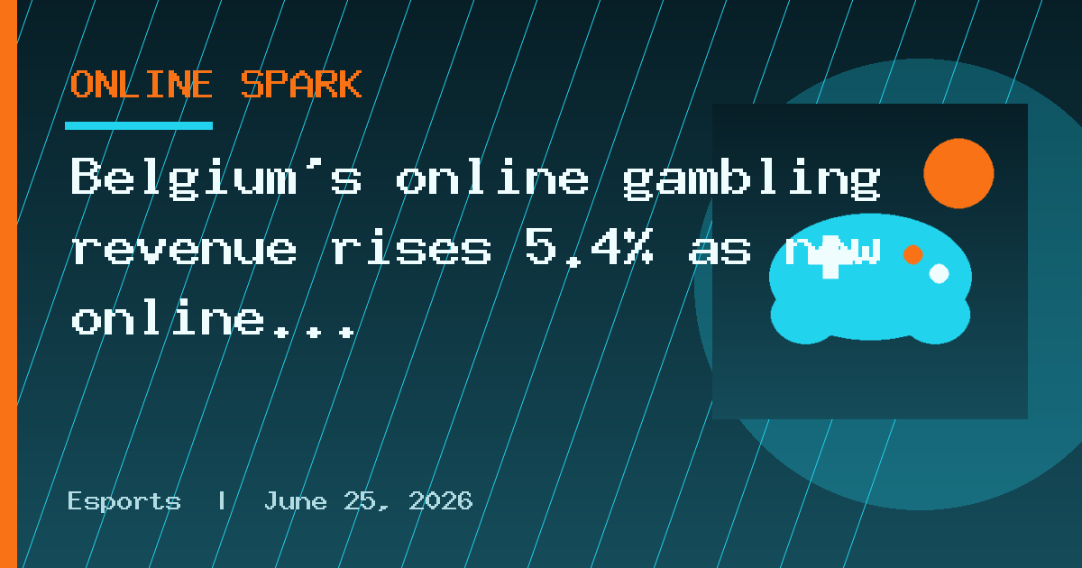 Belgium’s online gambling revenue rises 5.4% as new online players fall 43%