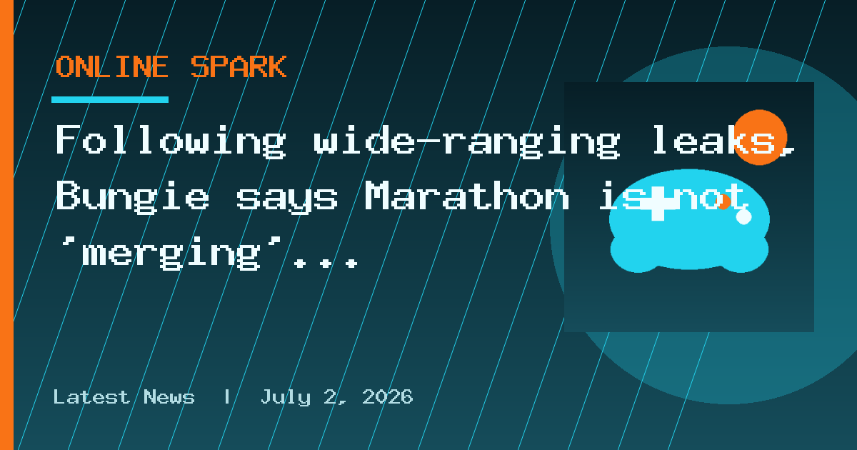 Following wide-ranging leaks, Bungie says Marathon is not 'merging' with Destiny