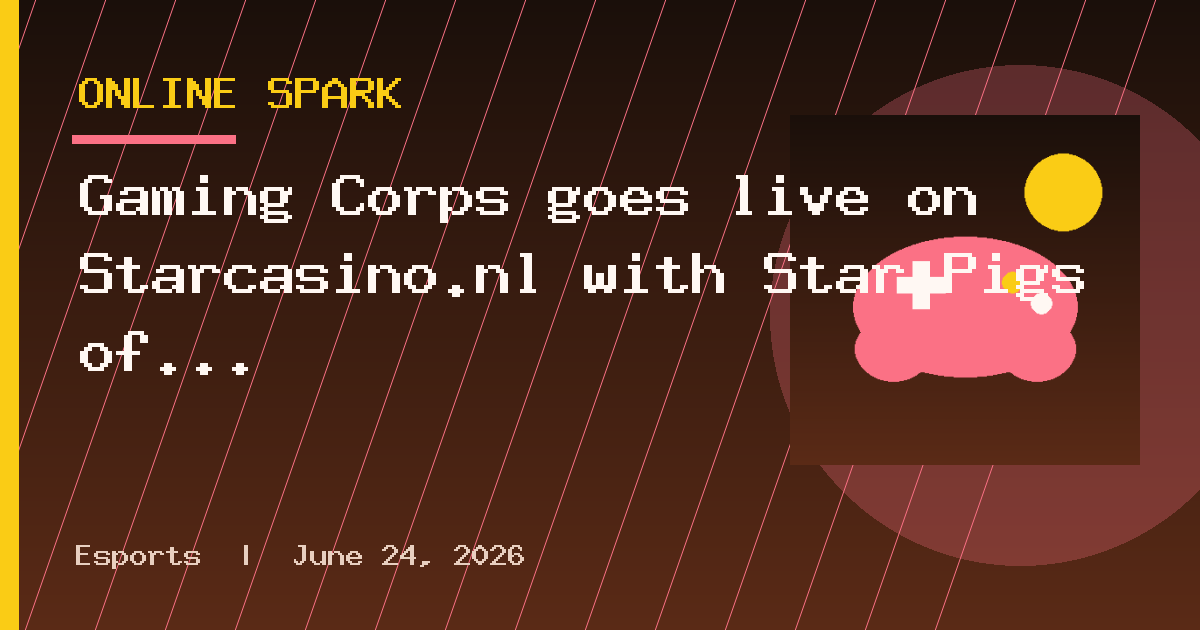 Gaming Corps goes live on Starcasino.nl with Star Pigs of the Clusterverse