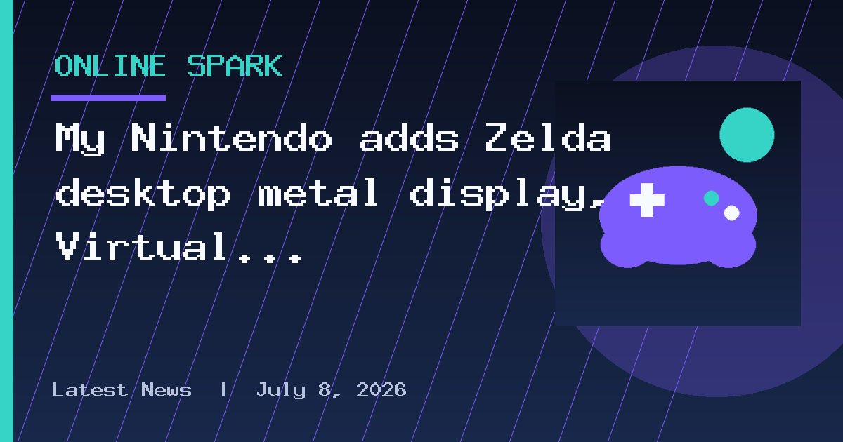 My Nintendo adds Zelda desktop metal display, Virtual Boy glasses case