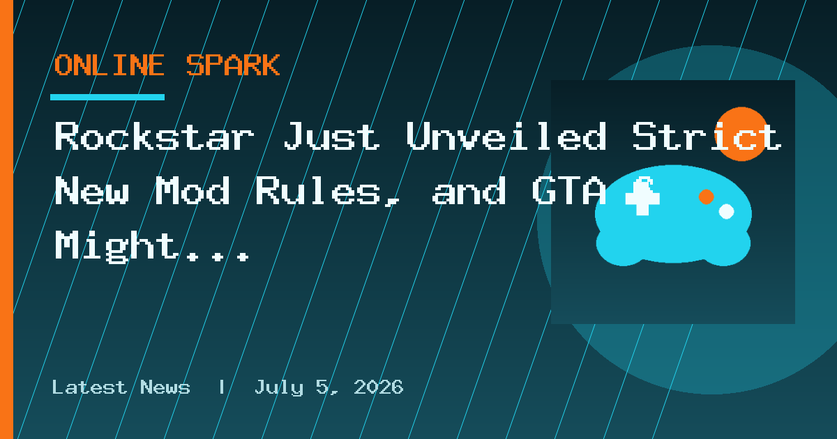 Rockstar Just Unveiled Strict New Mod Rules, and GTA 6 Might Pay the Price
